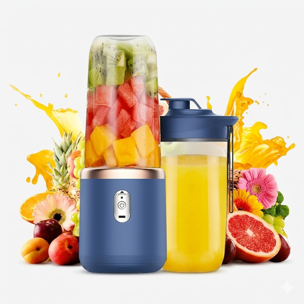 Portable Rechargeable Blender & Fruit Juicer
