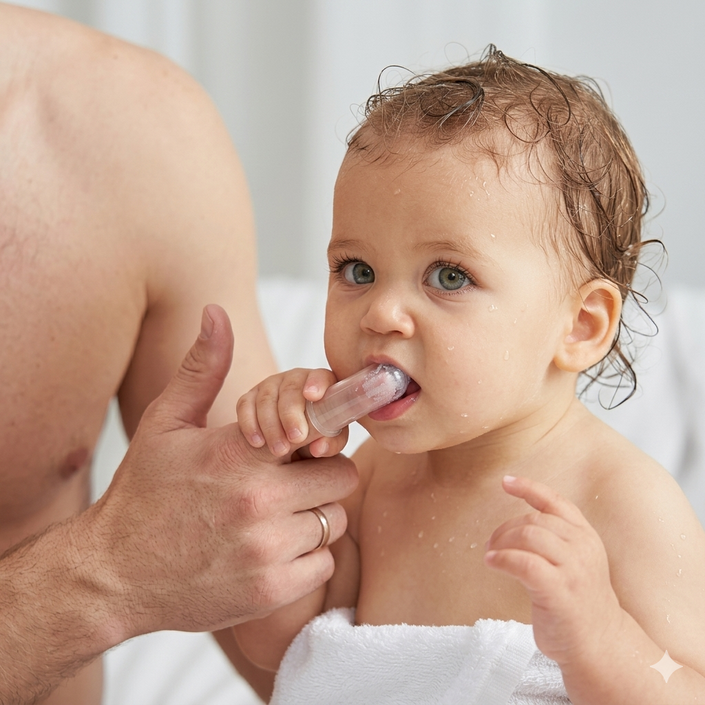 Baby Silicone Finger Toothbrush