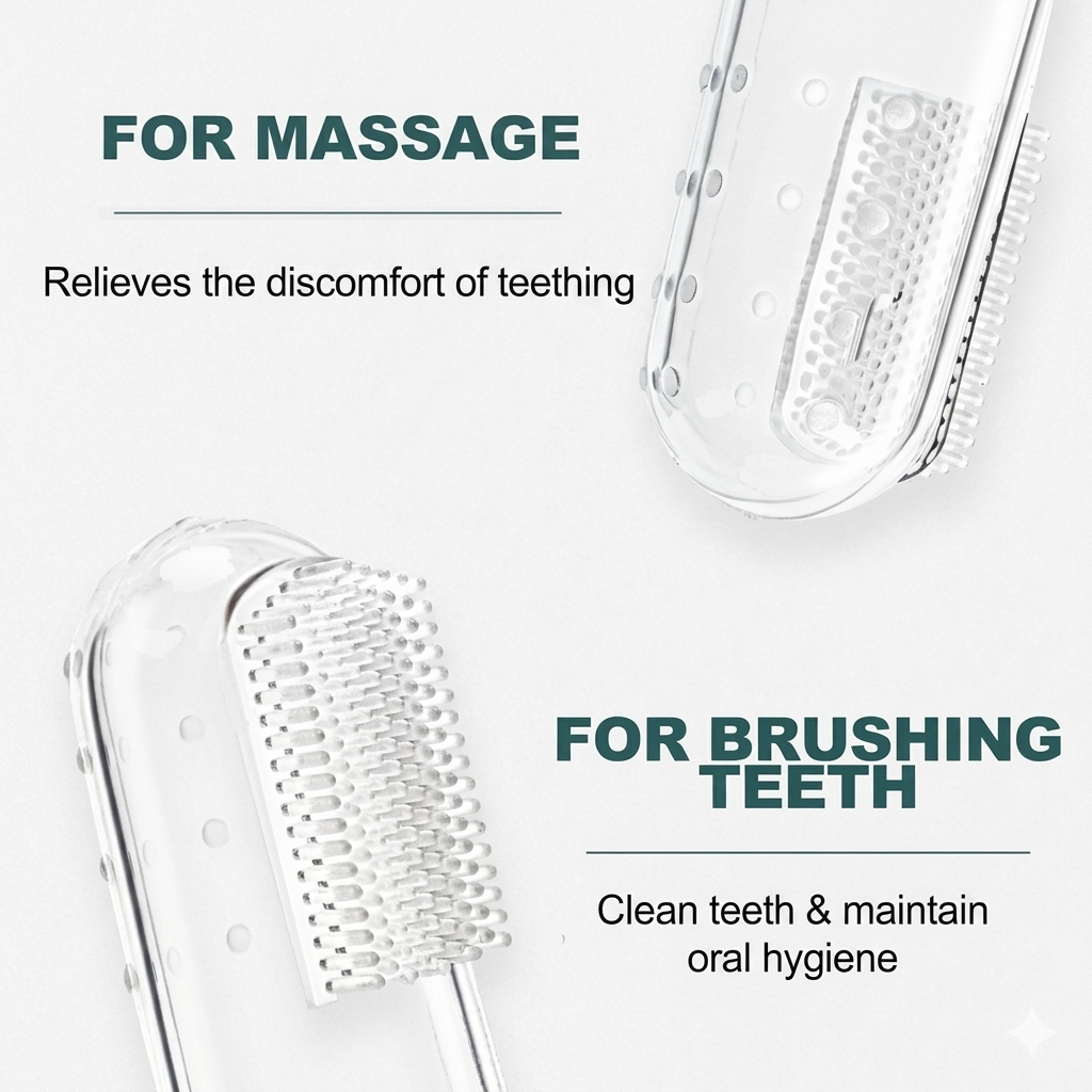 Baby Silicone Finger Toothbrush