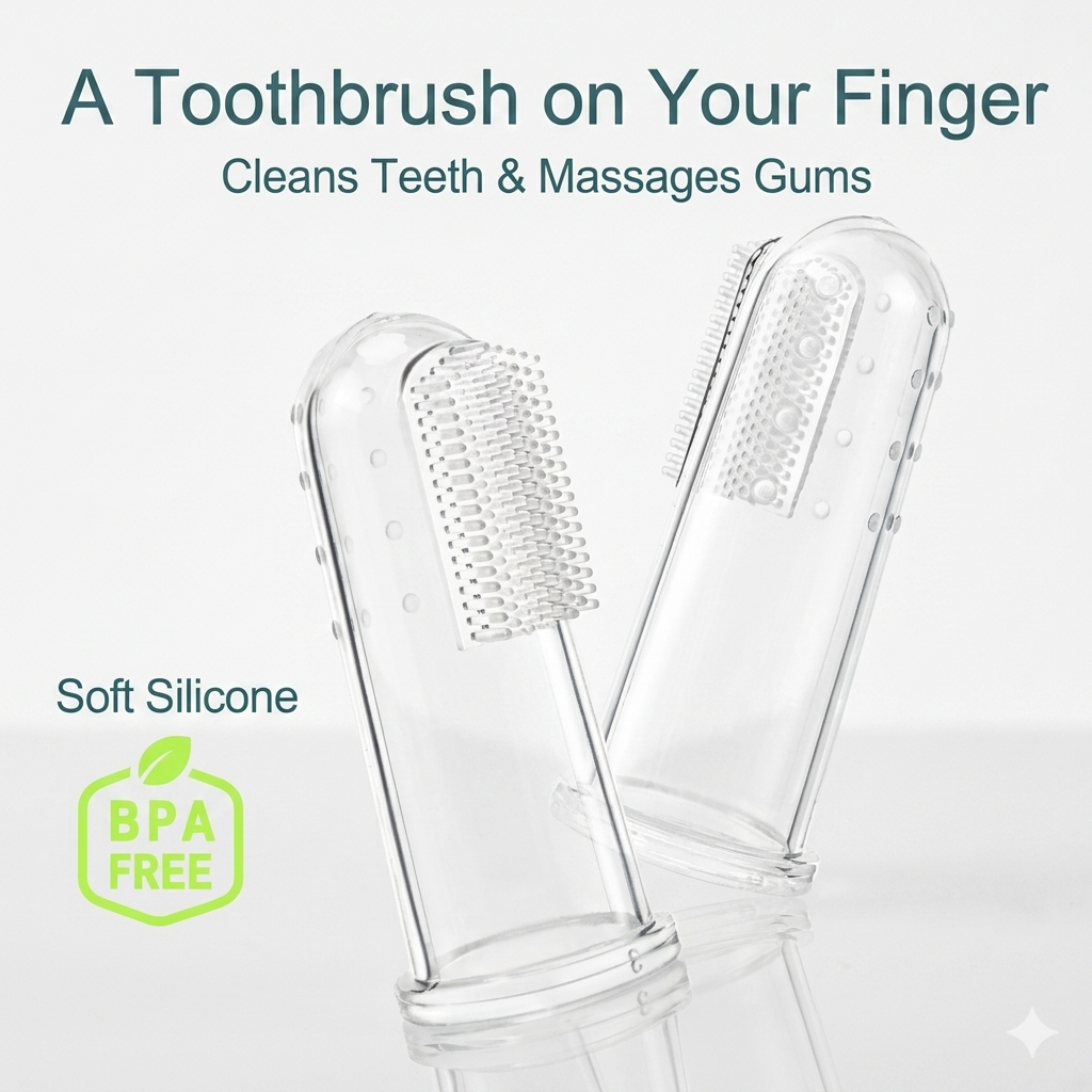 Baby Silicone Finger Toothbrush