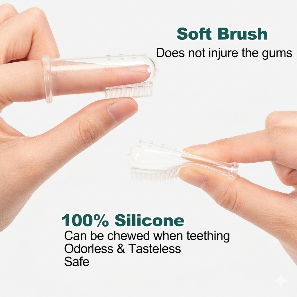 Baby Silicone Finger Toothbrush
