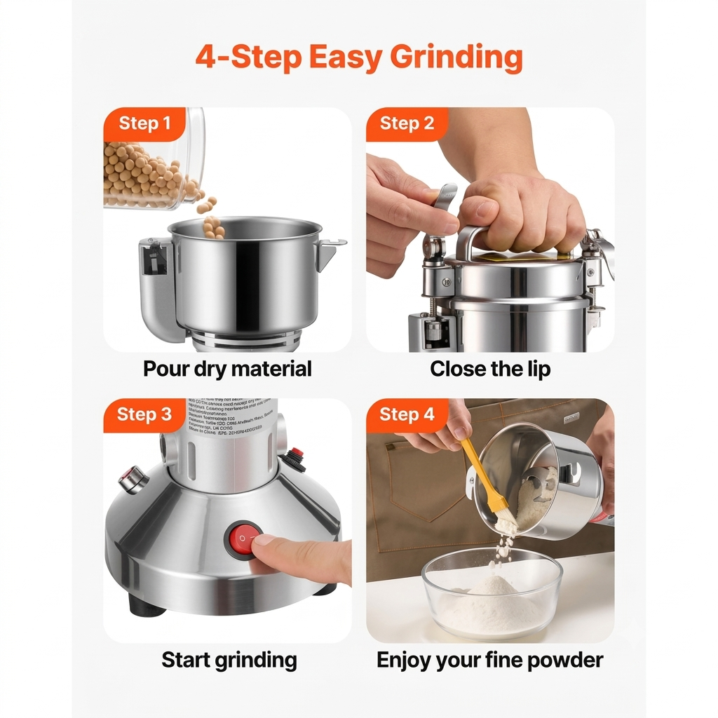 Commercial Grain Grinder – 250g