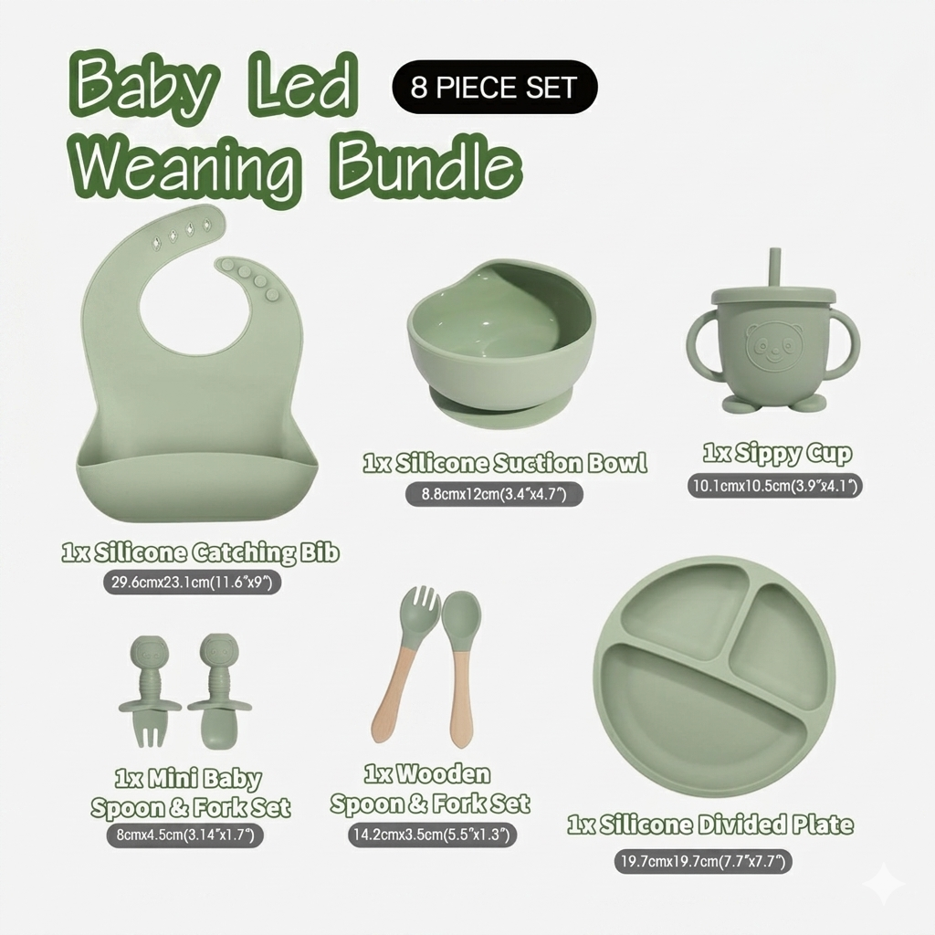Baby Silicone Feeding Set