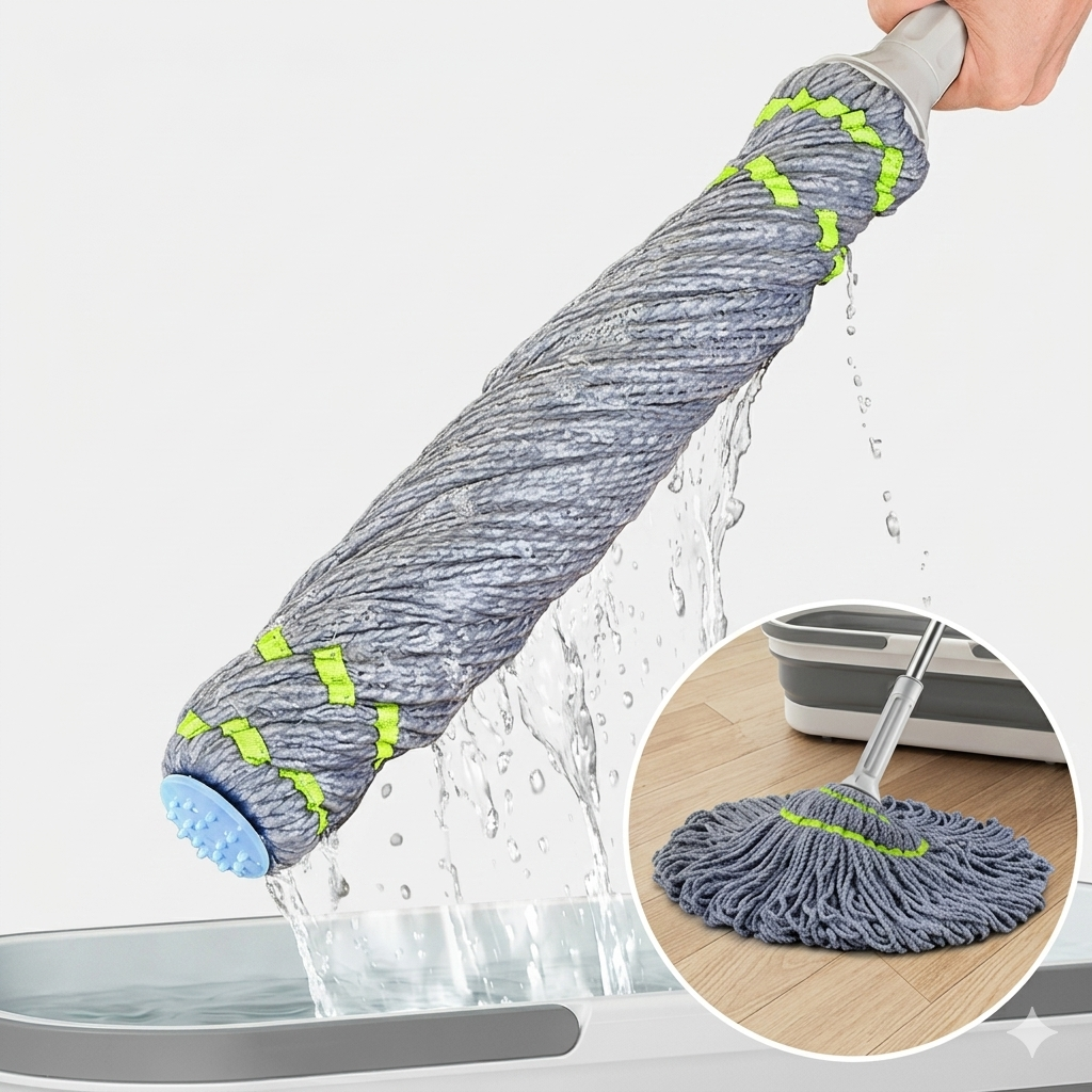 Hands-free Self Wringing Mop