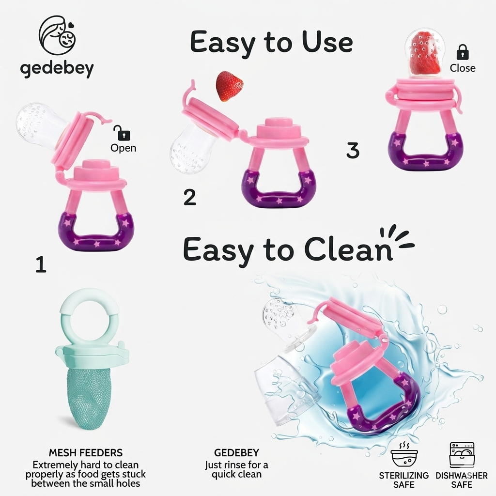 Baby Fruit Feeder Pacifier (2 items)