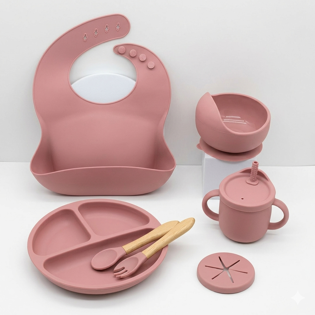 Baby Silicone Feeding Set