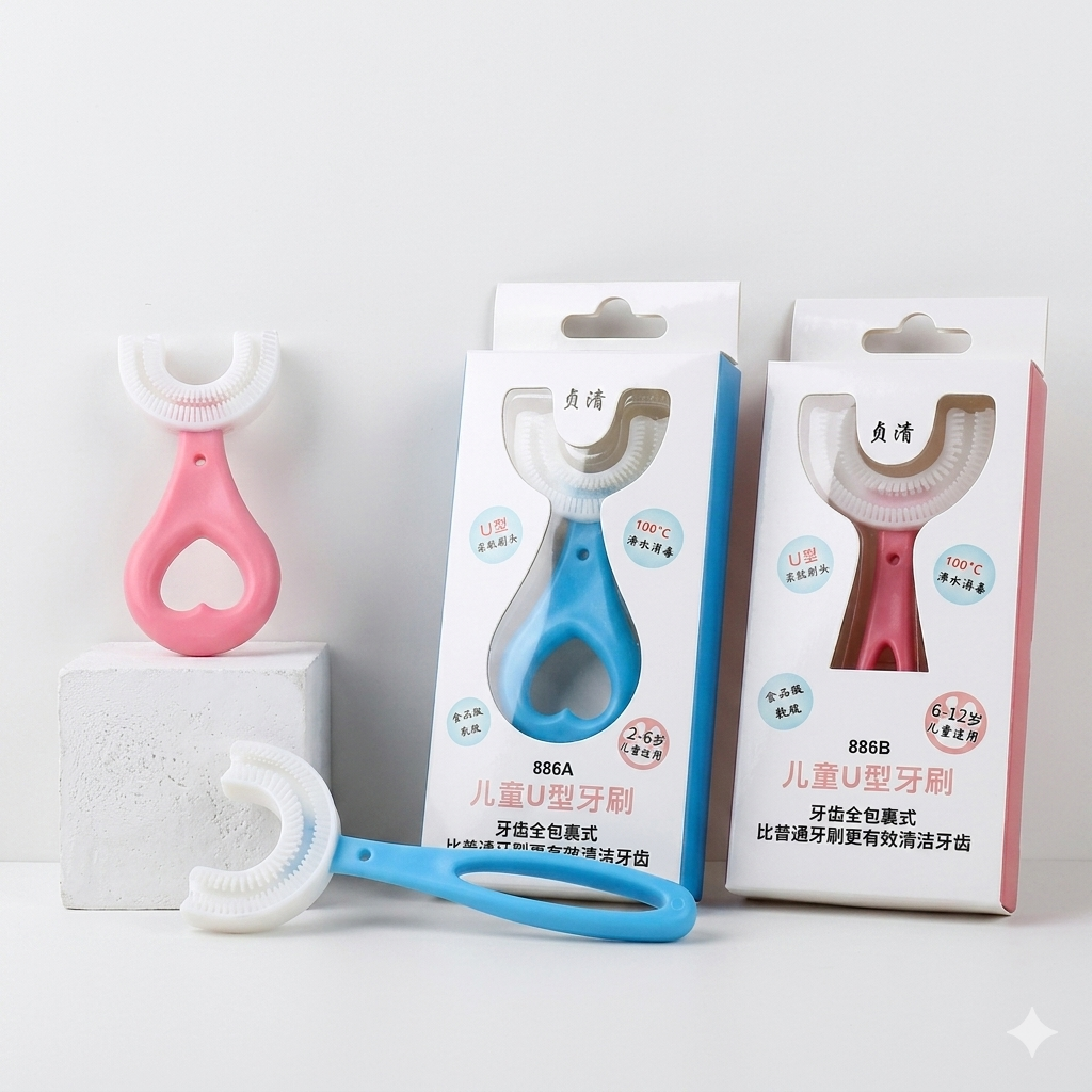 Baby 360 U-shaped Toothbrush (2 items)