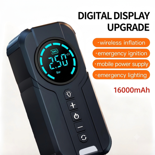 2-in-1 Car Jump Starter + Tyre Inflator