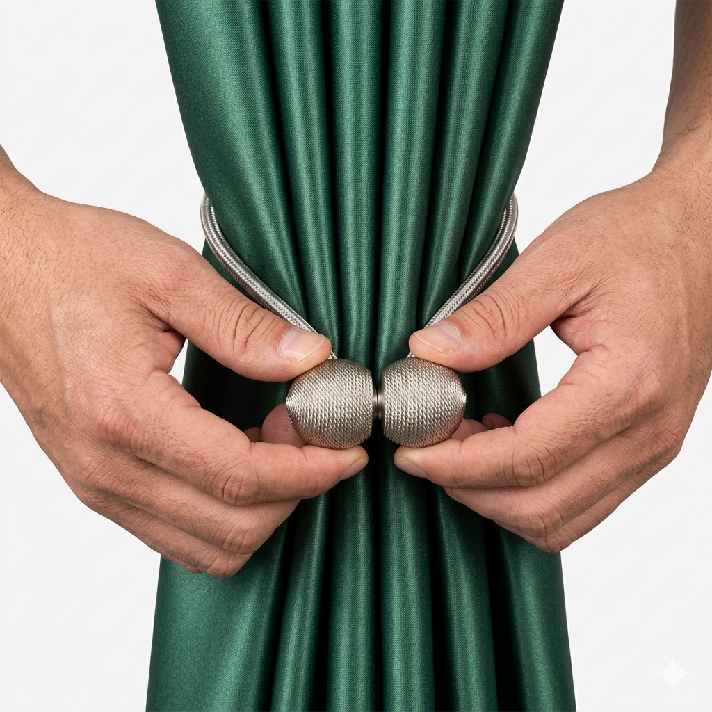 Magnetic Curtain Tiebacks