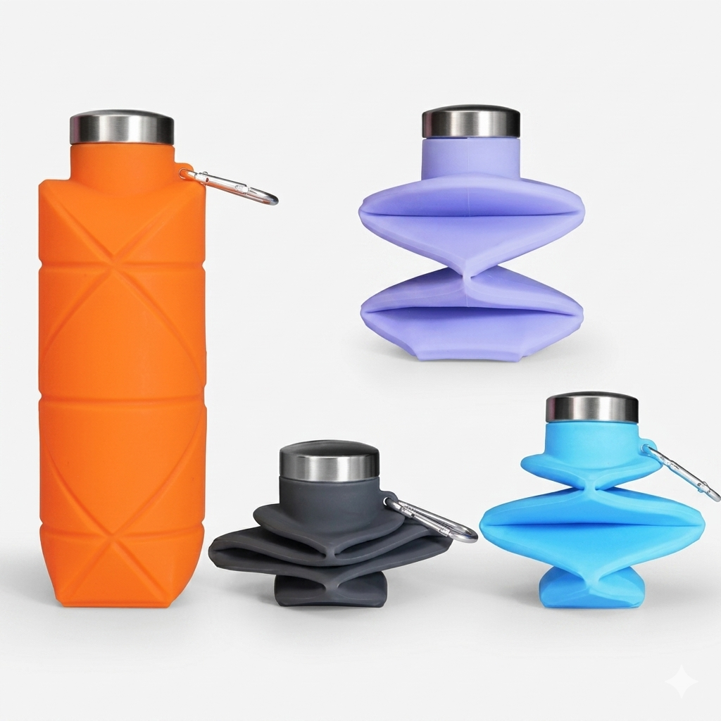 Foldable Silicone Water Bottle