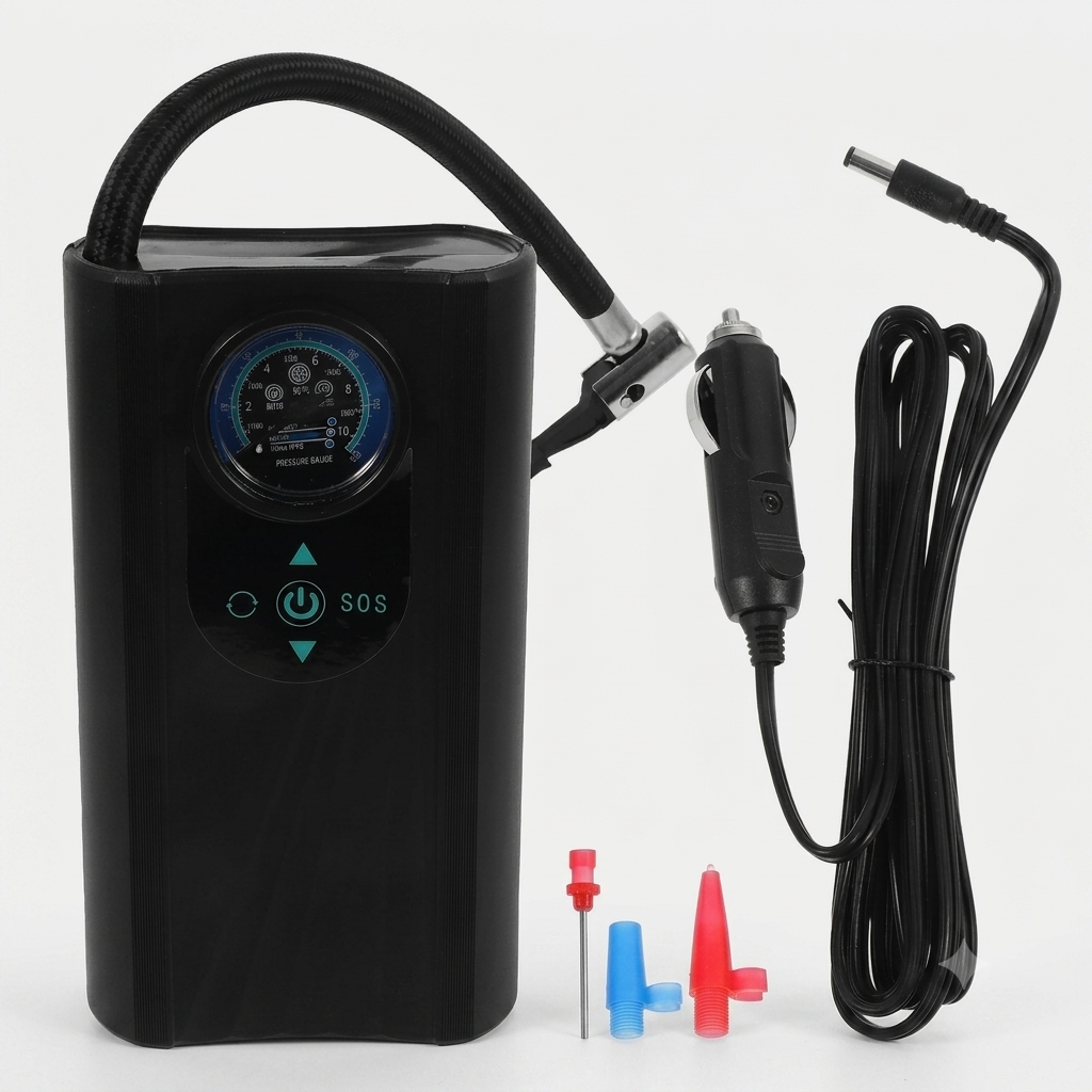 Portable Car Tyre Inflator - Cigar Lighter Powered